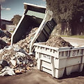 excavation waste and white skip bins.jpg
